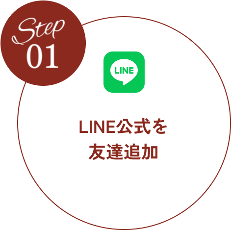 受け取り方は簡単1STEP！